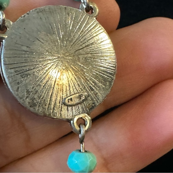 1980s Vintage Nina Ricci for Avon (Signed NR) Dreamcatcher Pendant Necklace - Picture 10 of 14